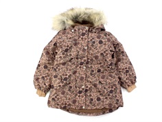 Wheat rose dawn flowers tech winter jacket Mathilde